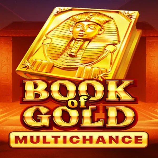 Book of Gold Multichance game by Playson – logo hosted on Pelikaani Casino