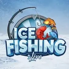 Ice Fishing Live by Evolution, showcased at pelikaani-casinos.fi – game logo