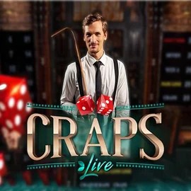 Live Casino logo of Live Craps from Evolution at Pelikaani Casino