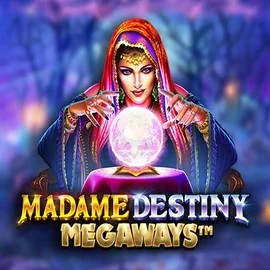 Madame Destiny Megaways logo by Pragmatic Play at Pelikaani Casino