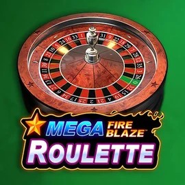 Mega Fire Blaze Roulette online game logo by Playtech on pelikaani-casinos.fi