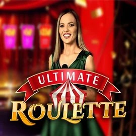Ultimate Roulette slot logo by Ezugi at Pelikaani Casino